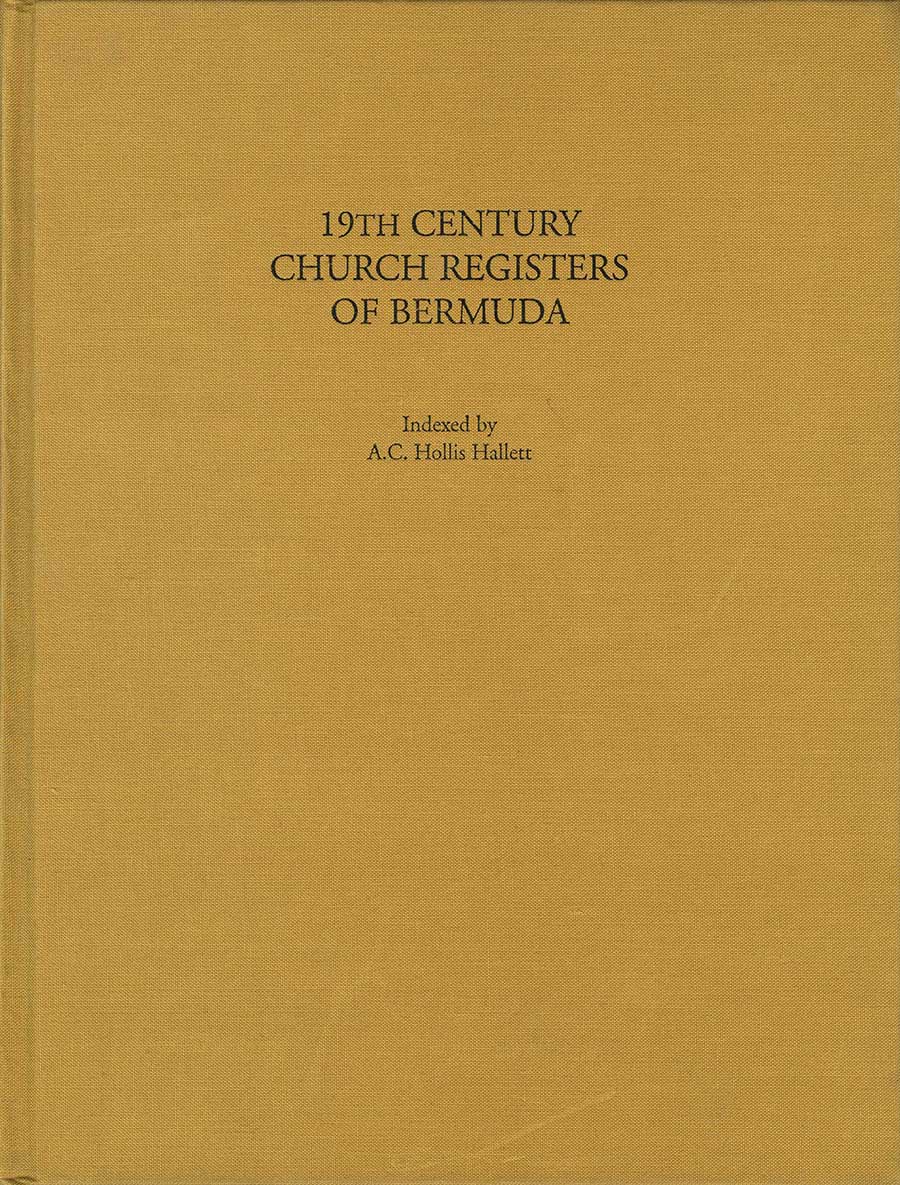 19th Century Church Registers of Bermuda (PDF)